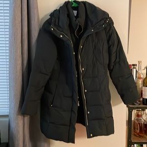 Cole Haan Signature Sz L Hooded Quilted Puffer
